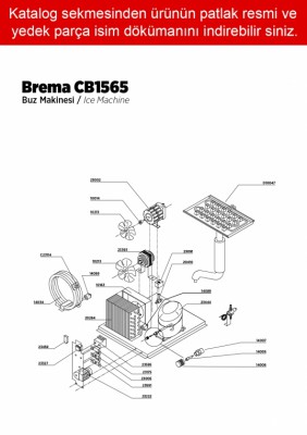 Brema CB1565 - Buz Makinesi