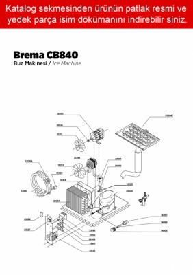 Brema CB840 - Buz Makinesi