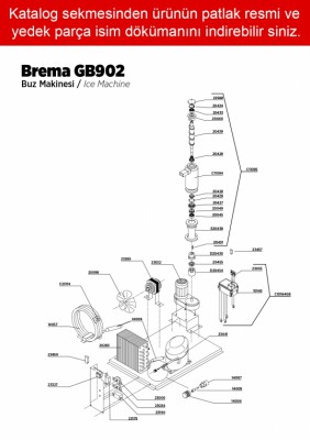 Brema GB902 - Buz Makinesi