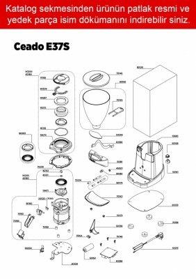 Ceado E37S - Kahve değirmeni