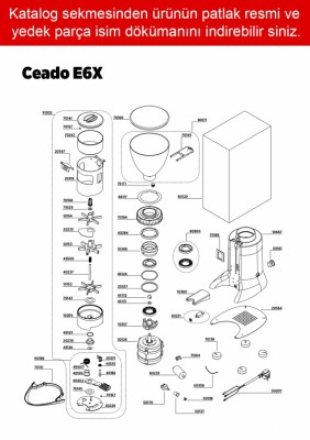 Ceado E6X - Kahve değirmeni