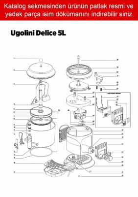Ugolini Delice 5L - Sıcak Çikolata